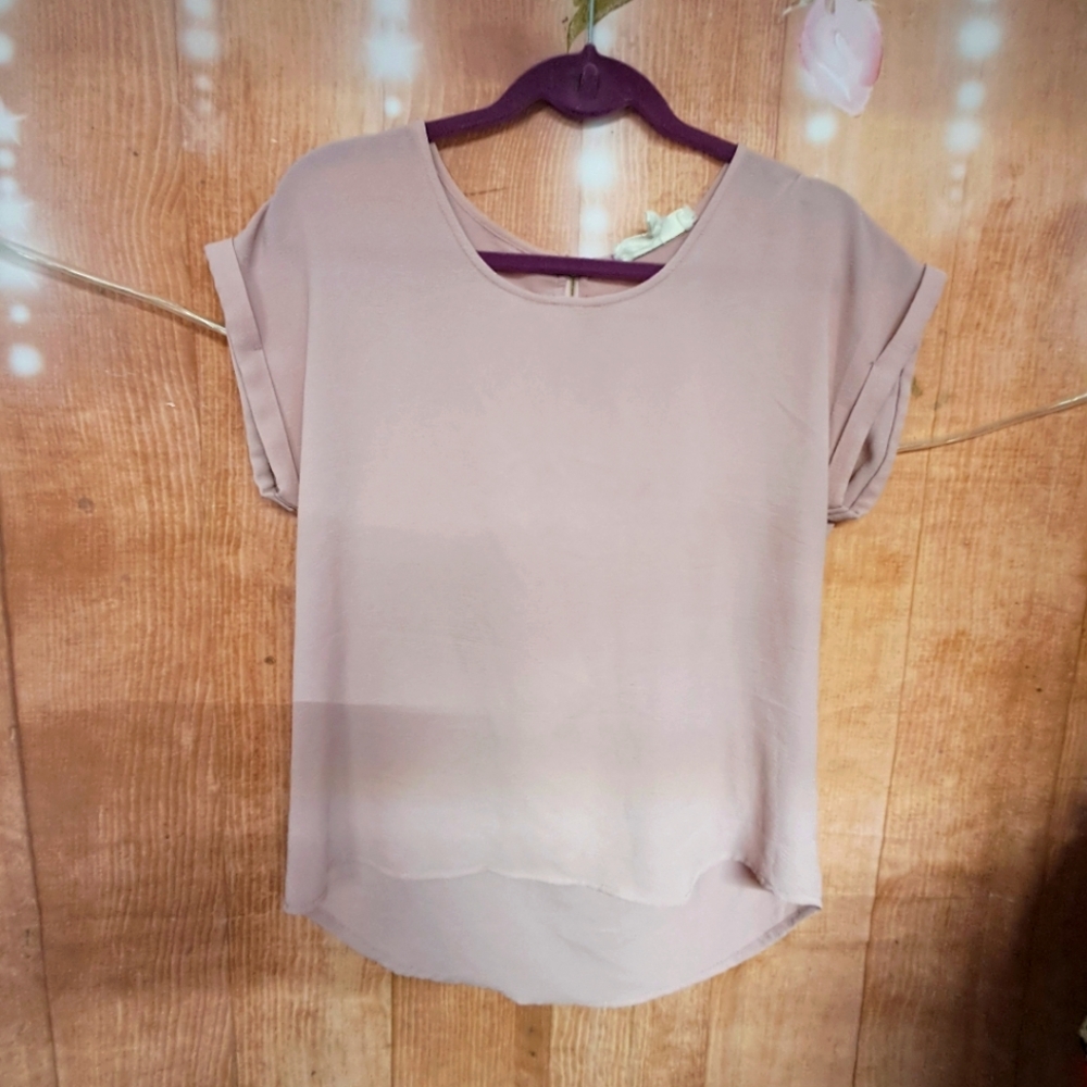 Hippie Rose pink blouse size medium